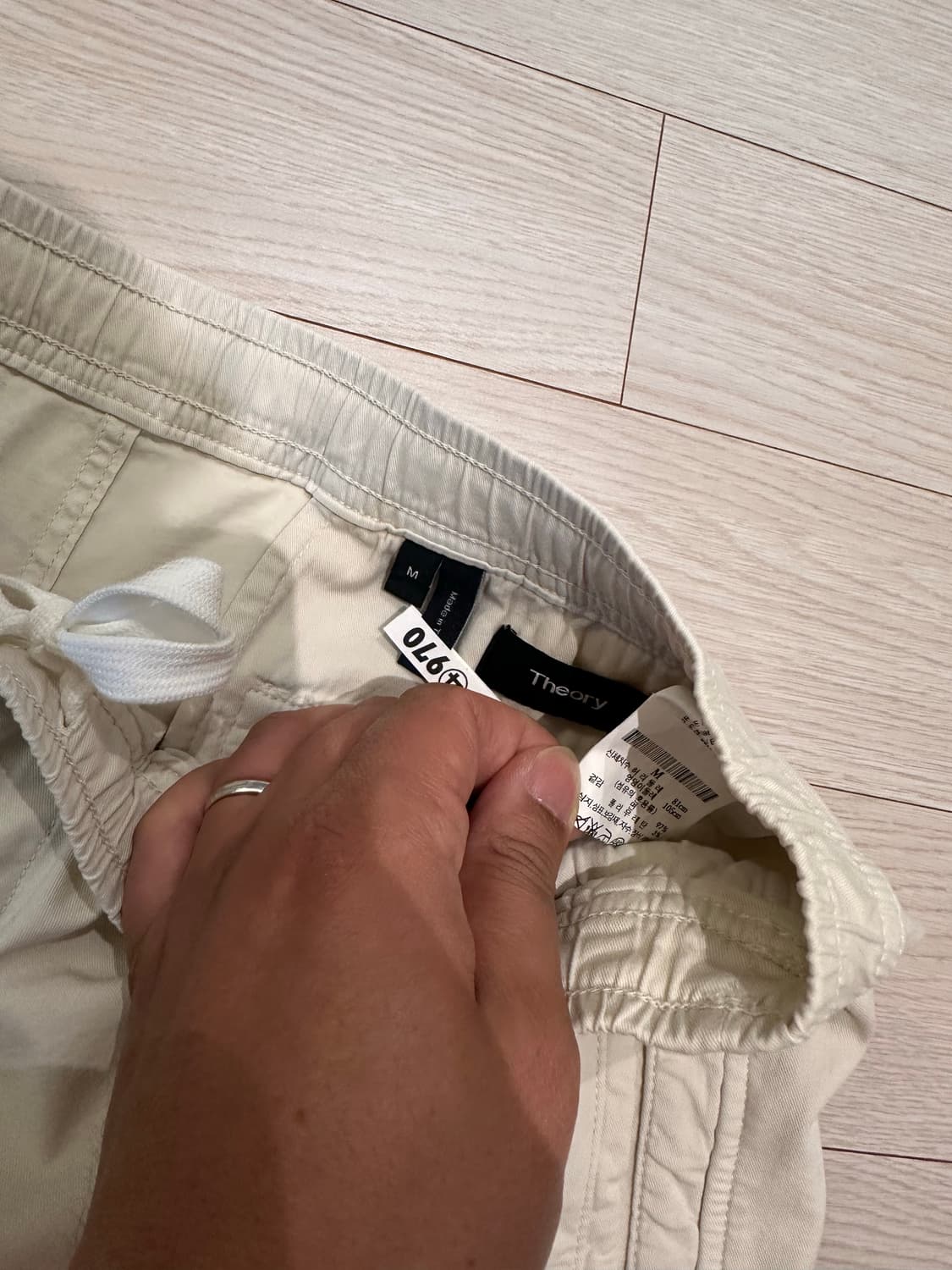 띠어리 밴딩반바지 상품이미지3