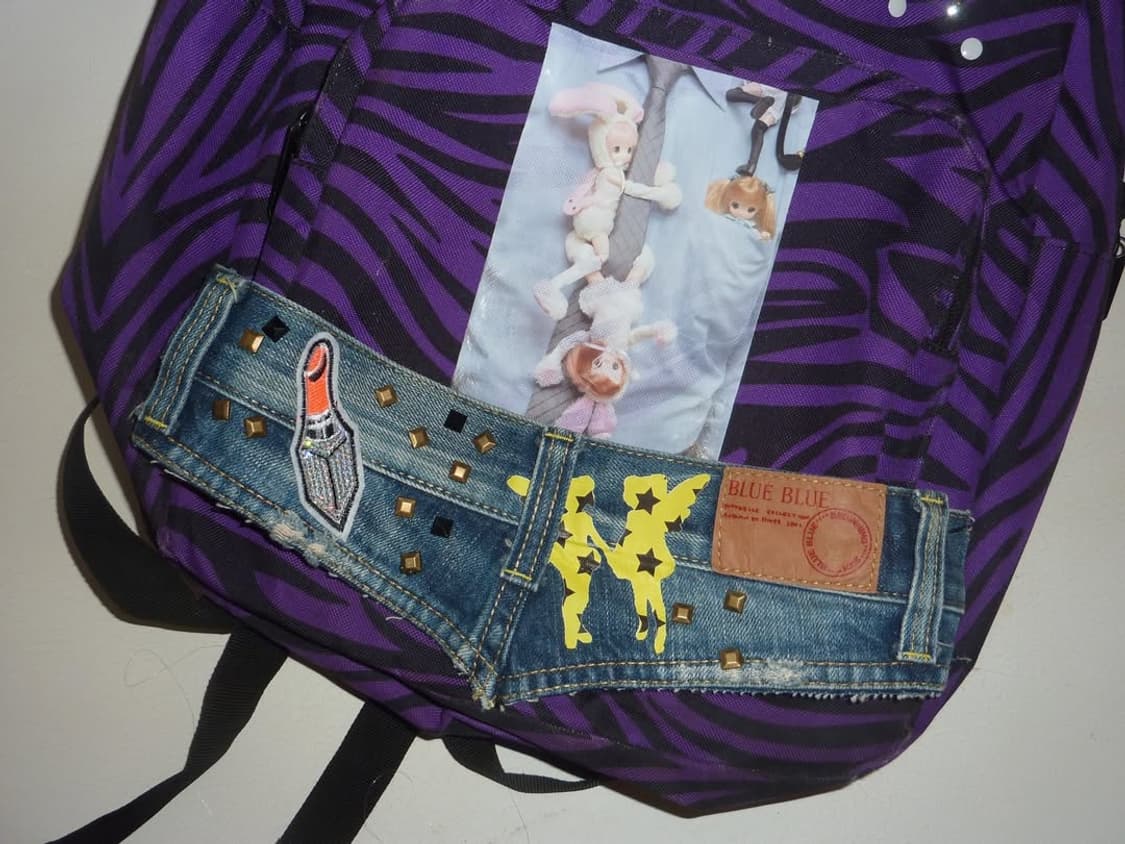 Purple zebra backpack 상품이미지5
