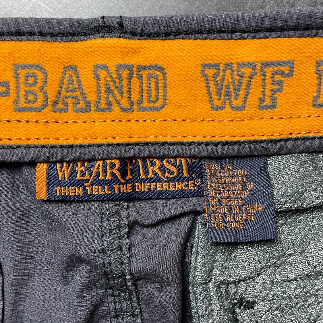 WEARFIRST 빈티지 차콜 그레이 카고 하프 팬츠 A00781 상품이미지8