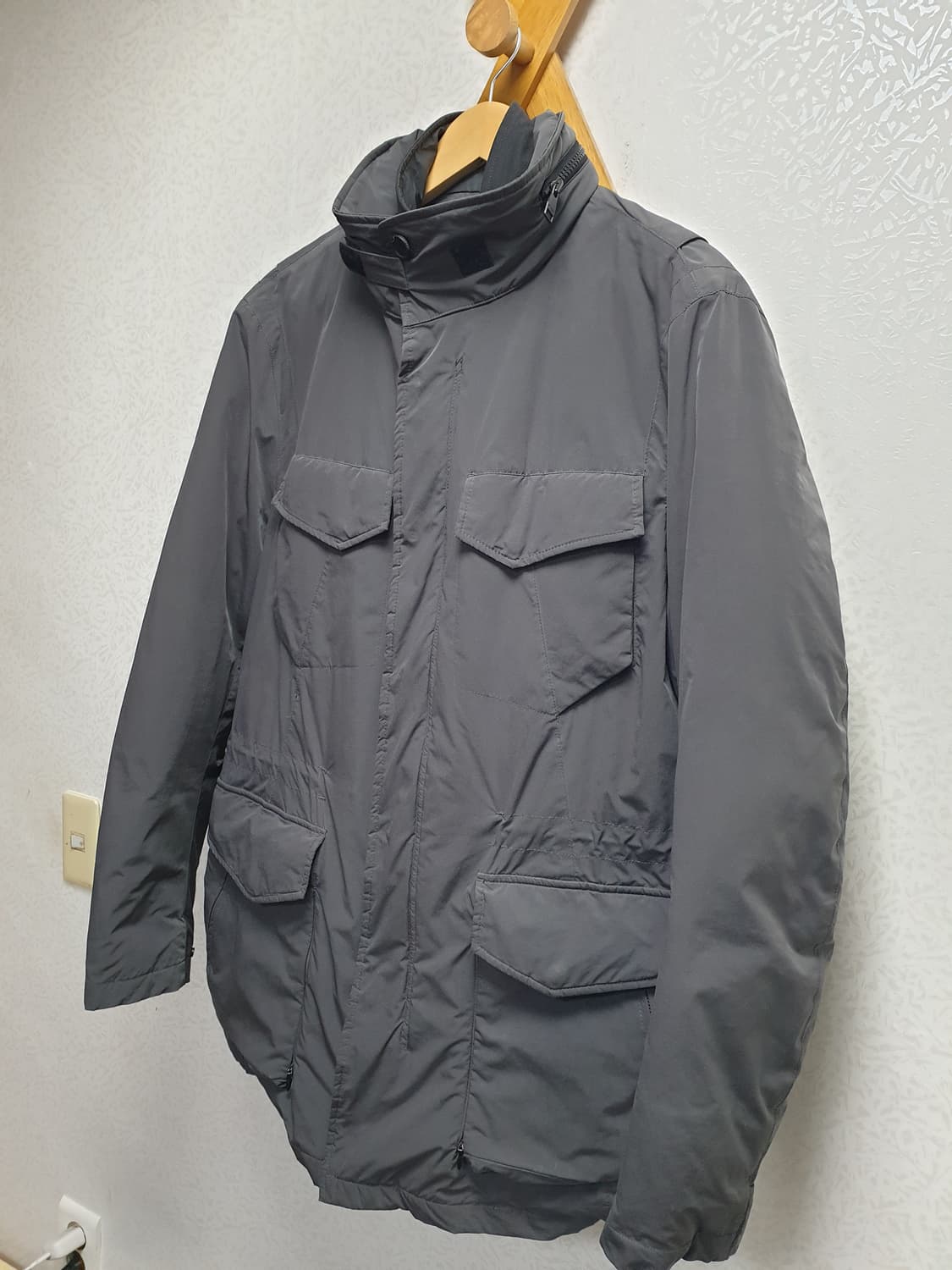 [52/105] 알레그리 구스패딩 차콜 상품이미지2