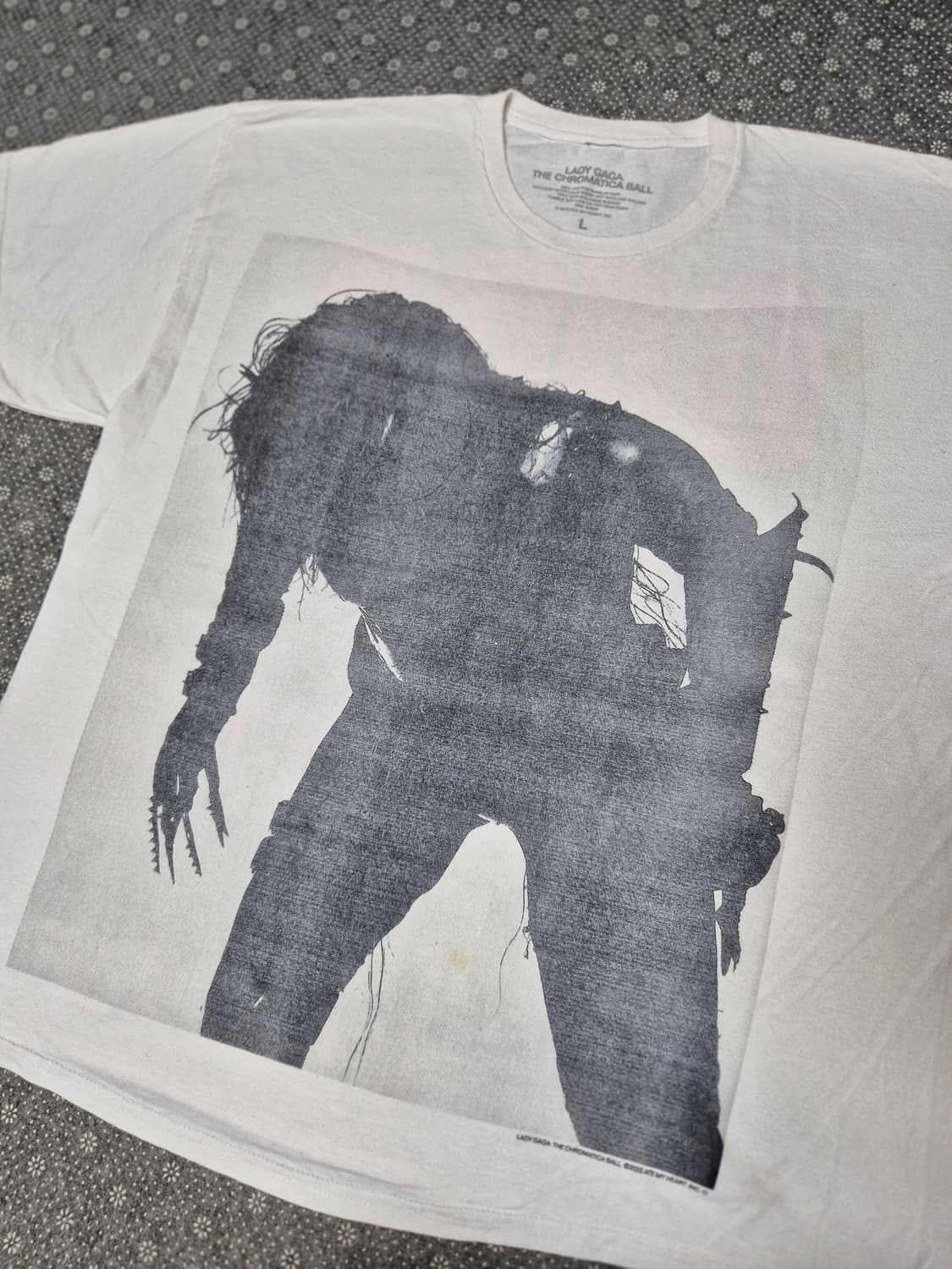 [L,실측 XL]레이디가가 Chromafica Ball tour -175 상품이미지4