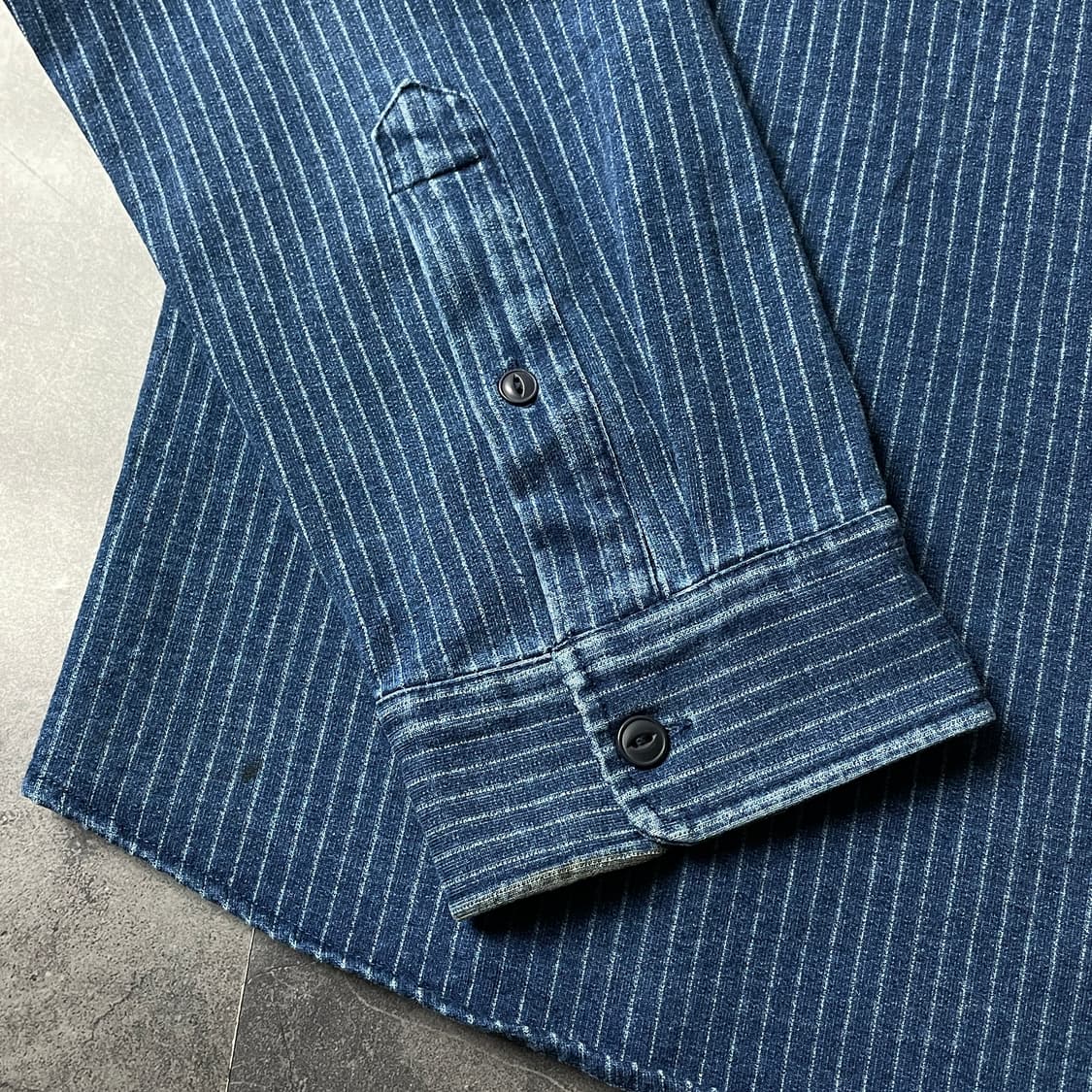 GOODFELLOW & CO 빈티지 스트라이프 데님 셔츠 A00630 상품이미지5