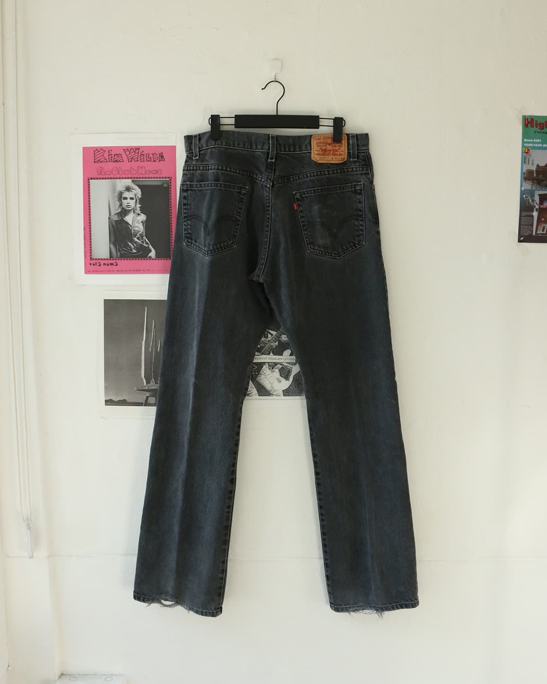 리바이스 517 흑청 부츠컷 데님 팬츠   상품이미지5