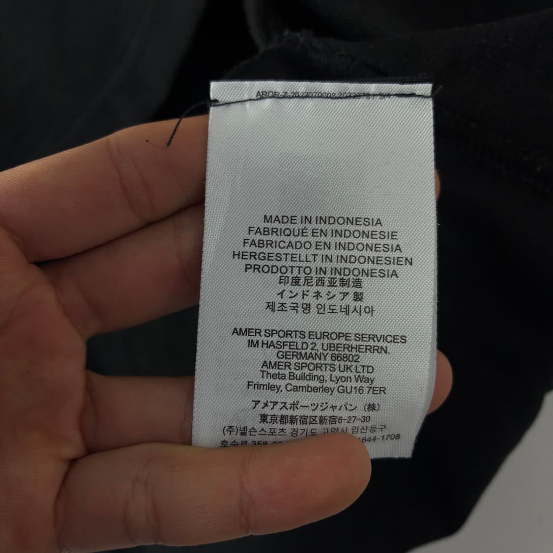 Arc'teryx  아크테릭스 캡티브 LS 블랙 티셔츠  상품이미지5