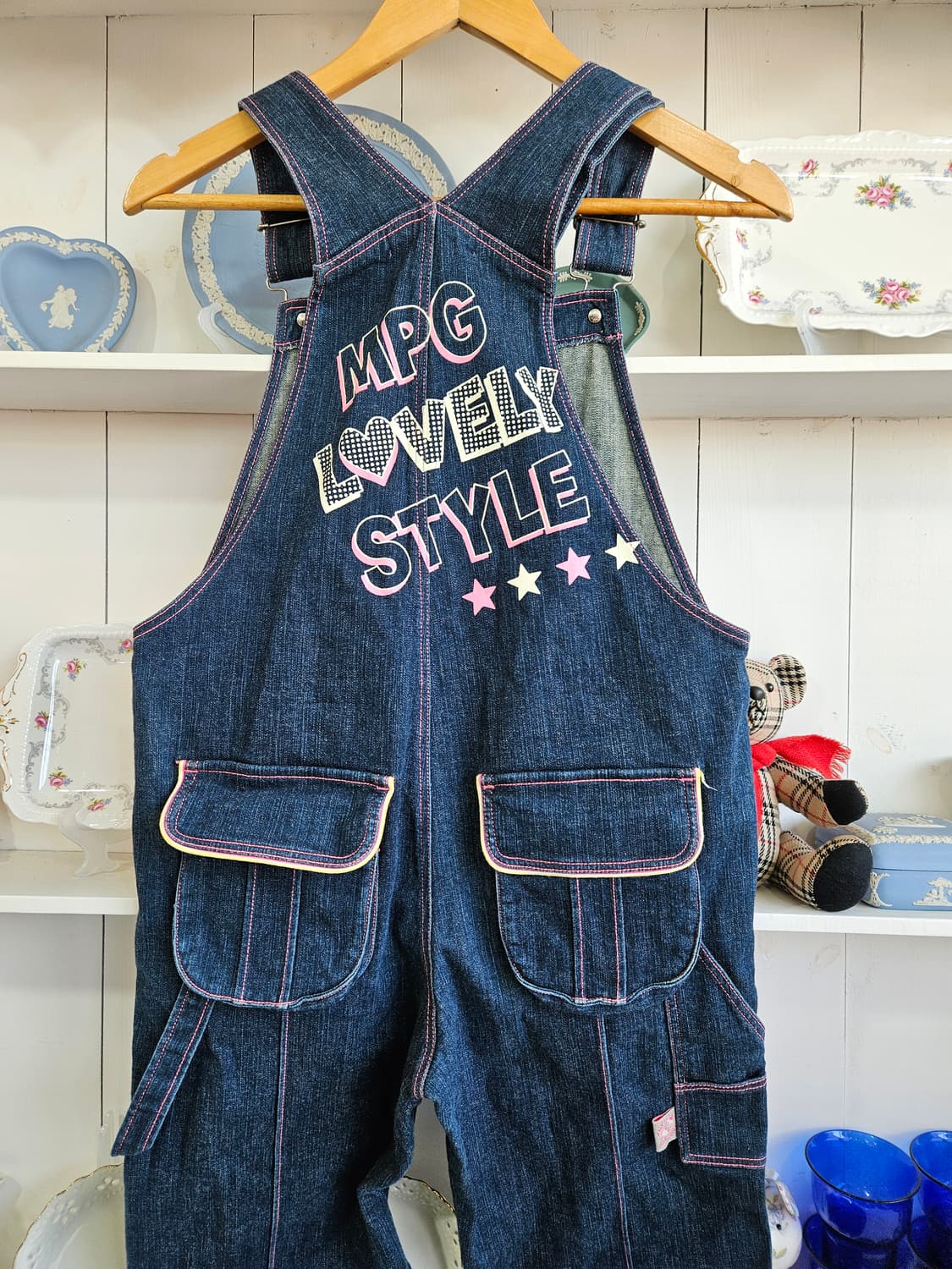 메조피아노(mezzo piano) 데님 오버롤 점프수트 상품이미지7