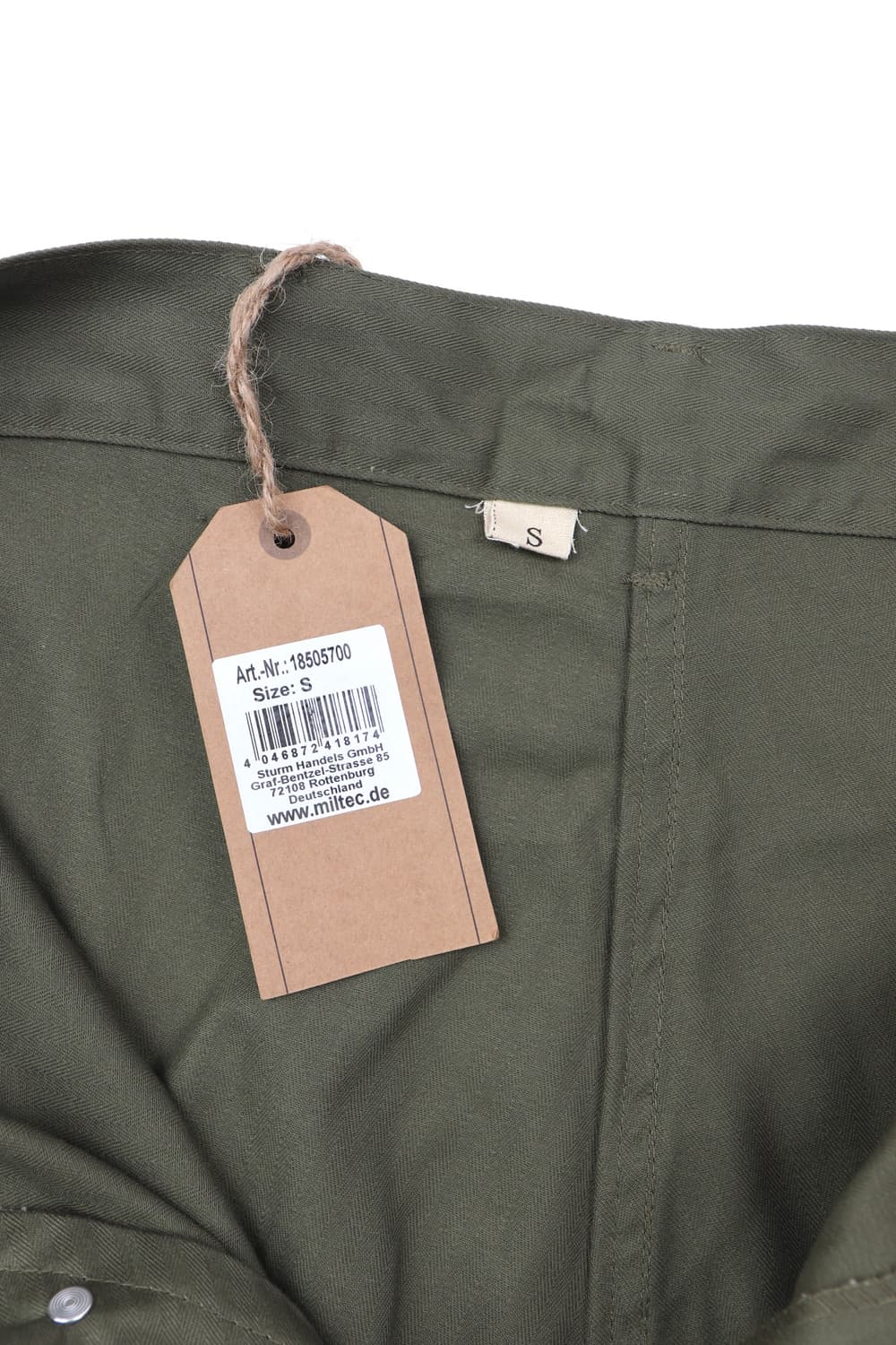 Miltec 밀리터리 헤링본 카고 팬츠 올리브 상품이미지4