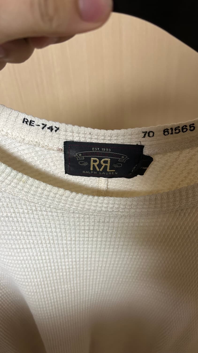 더블알엘 와플 롱슬리브 상품이미지3