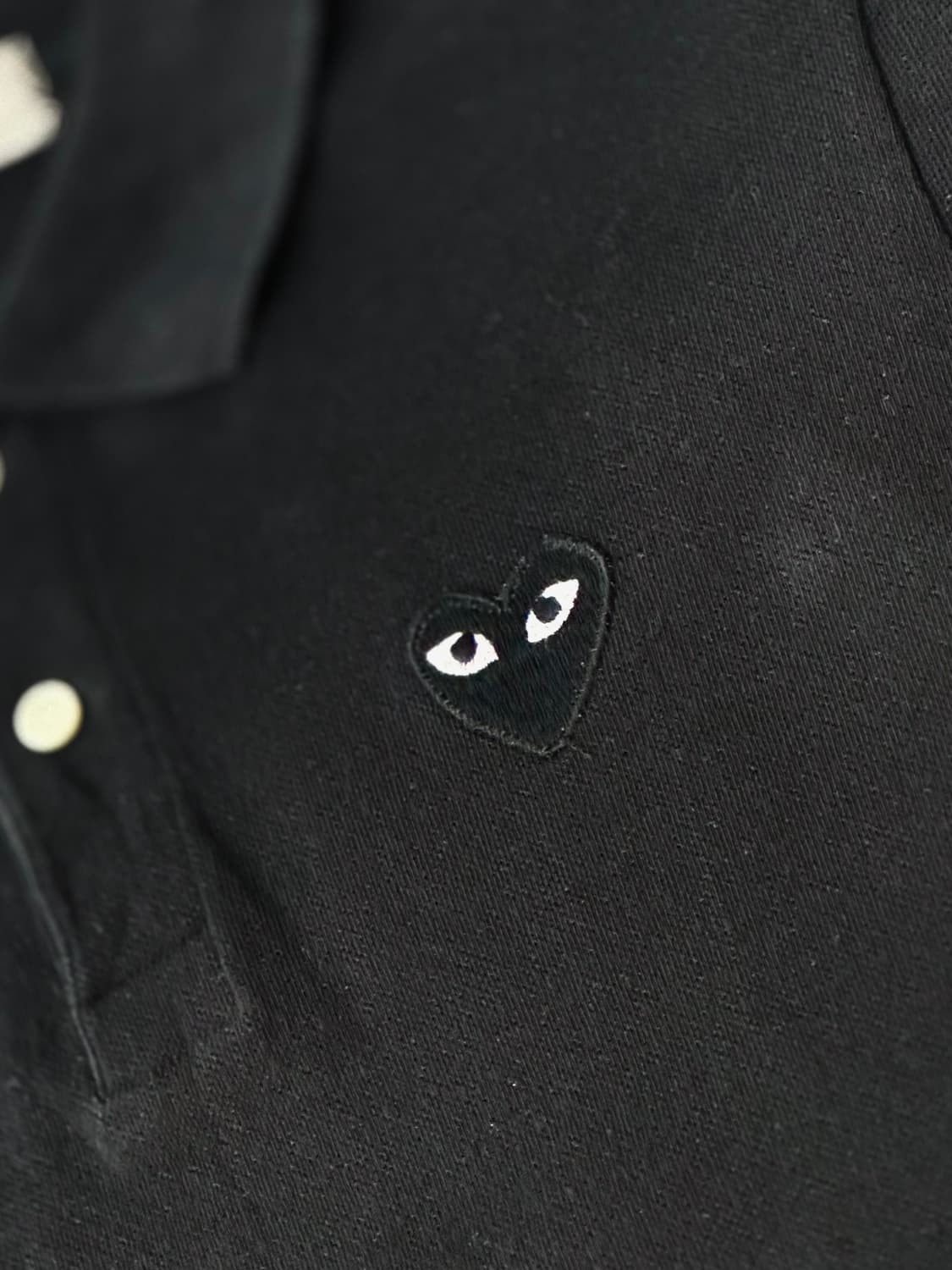 Comme des Garcons 꼼데가르송 블랙 하트 와펜 PK 반팔티 상품이미지5