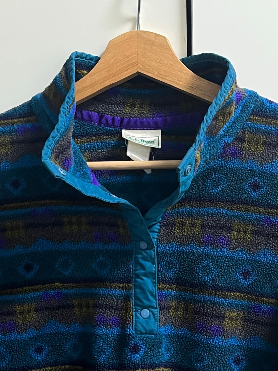 엘엘빈 패턴 플리스 상품이미지2