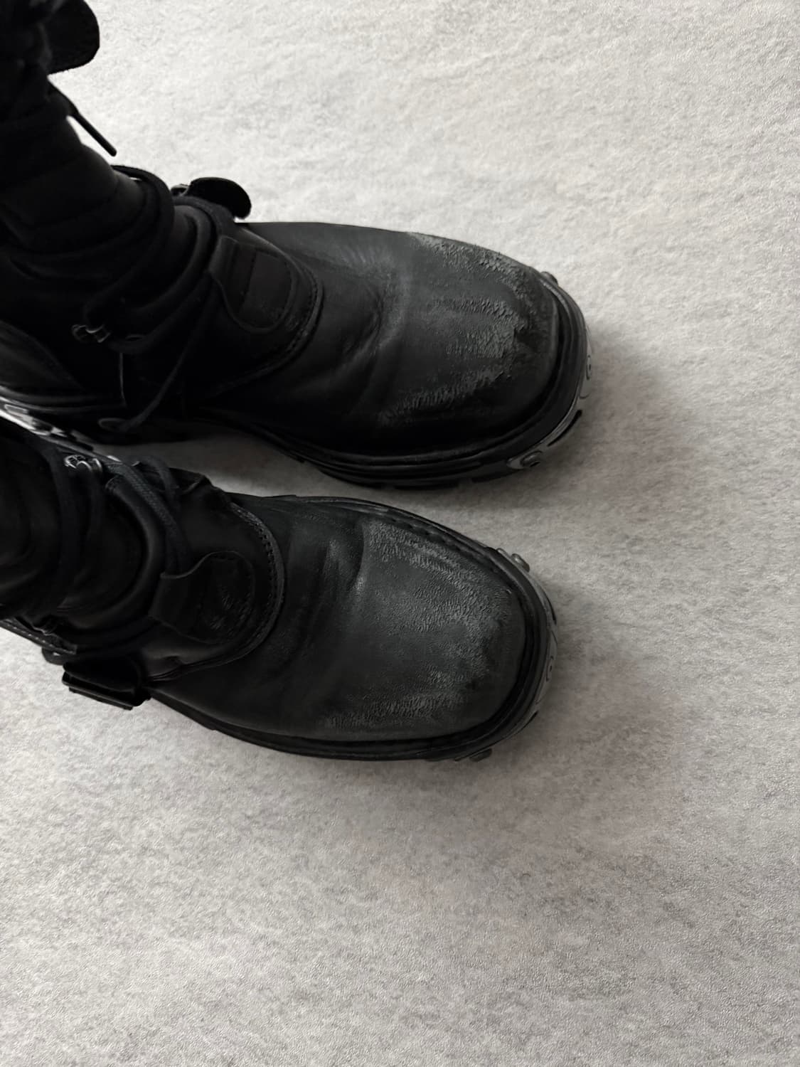 뉴락 메탈릭 하이탑부츠 상품이미지4