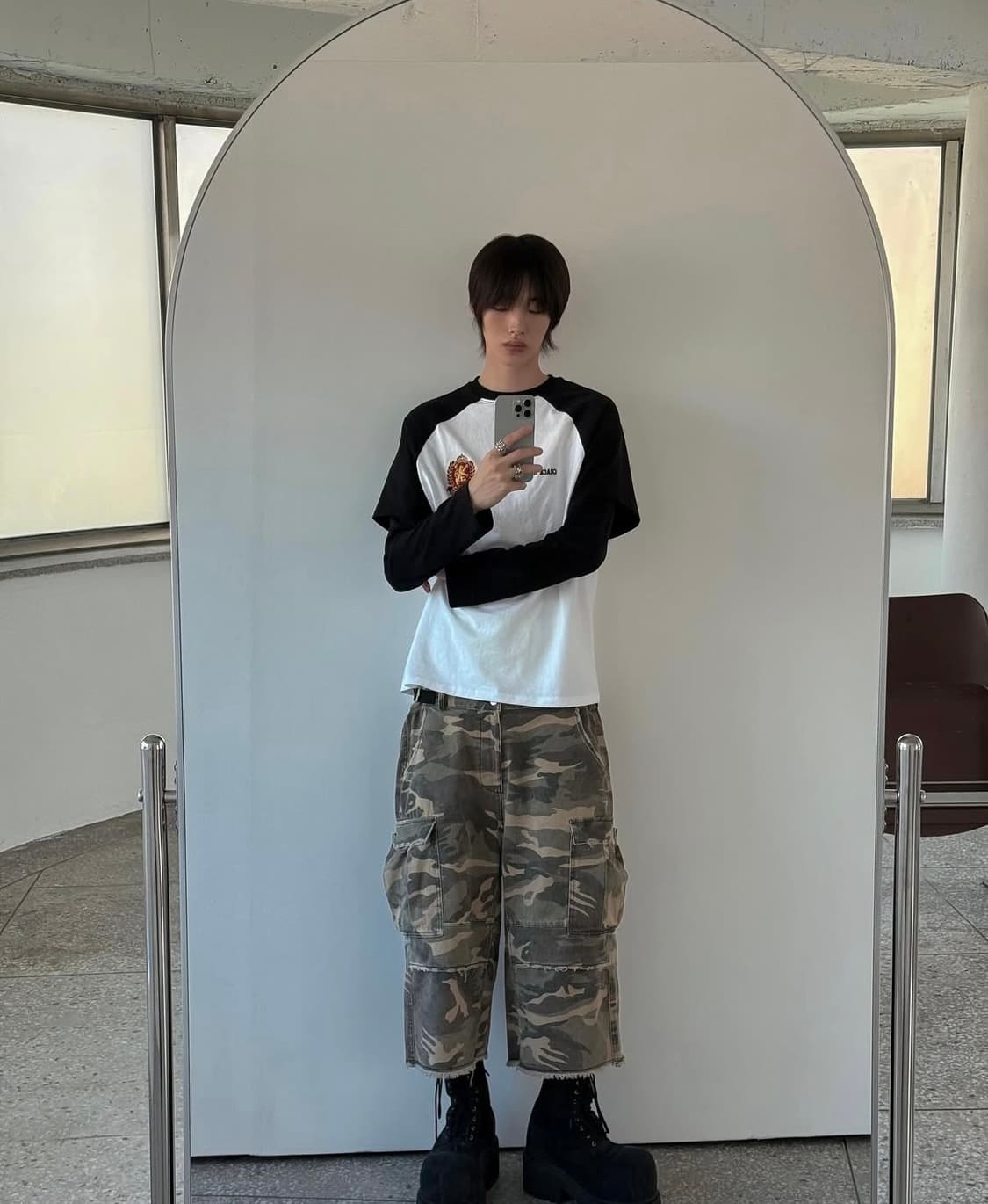 Crackrose short pants_camouflage 상품이미지2