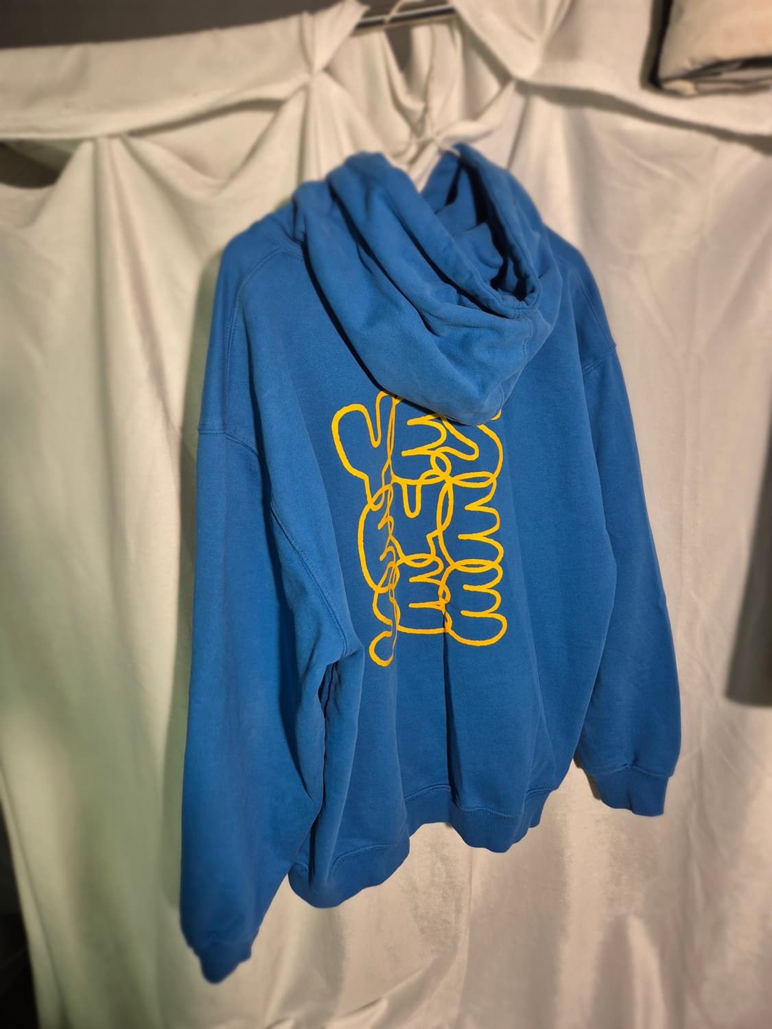 예스아이씨 파란색 후드티 L 사이즈 상품이미지2