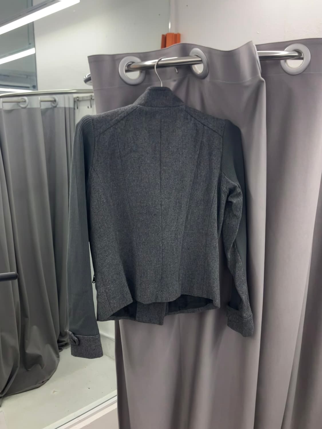 올그레이 반폴라 블레이져 상품이미지4