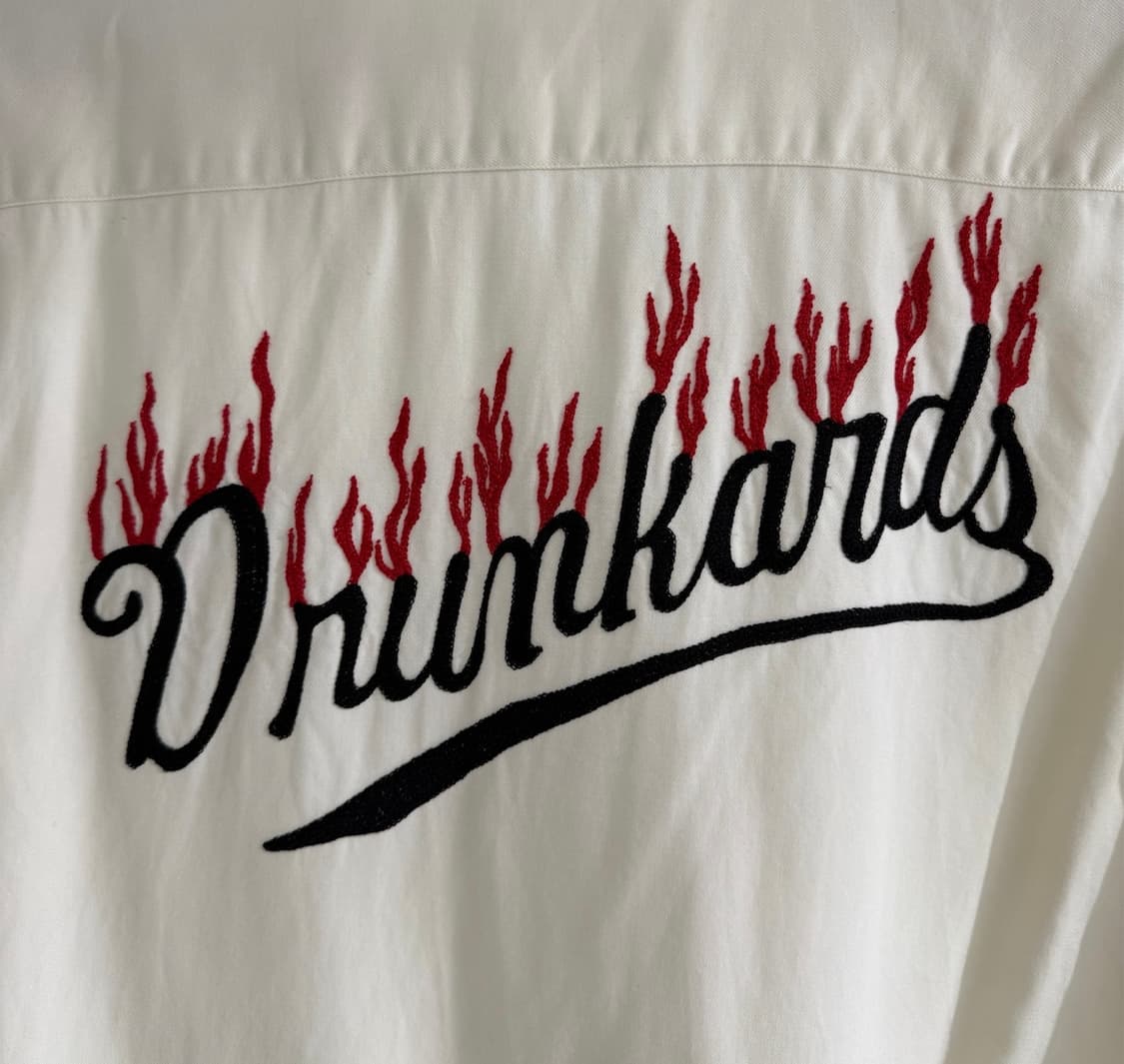 와코마리아 DRUNKARDS 자수 반팔셔츠 상품이미지4