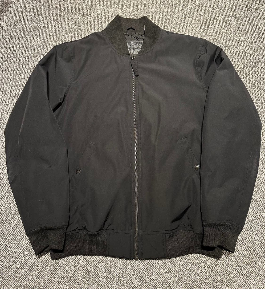 리바이스 블랙 나일론 블루종 자켓 m 상품이미지1