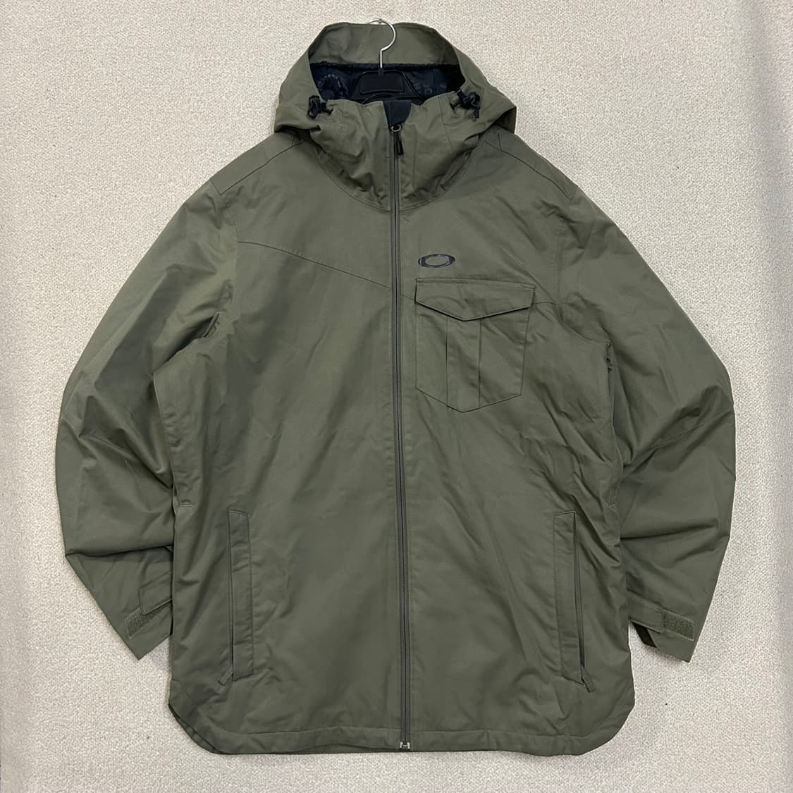 (L) 오클리 아카이브로고 카키 스노우보드 점퍼 상품이미지1