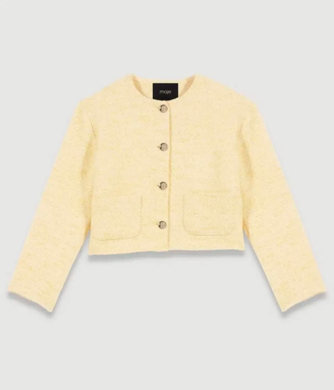 Maje 마쥬 옐로우 트위드 자켓 상품이미지1
