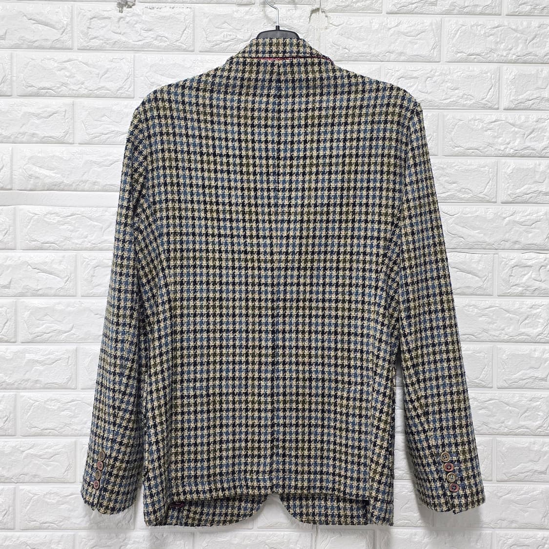 BOB 이태리 체크 블레이저 자켓 L 상품이미지4