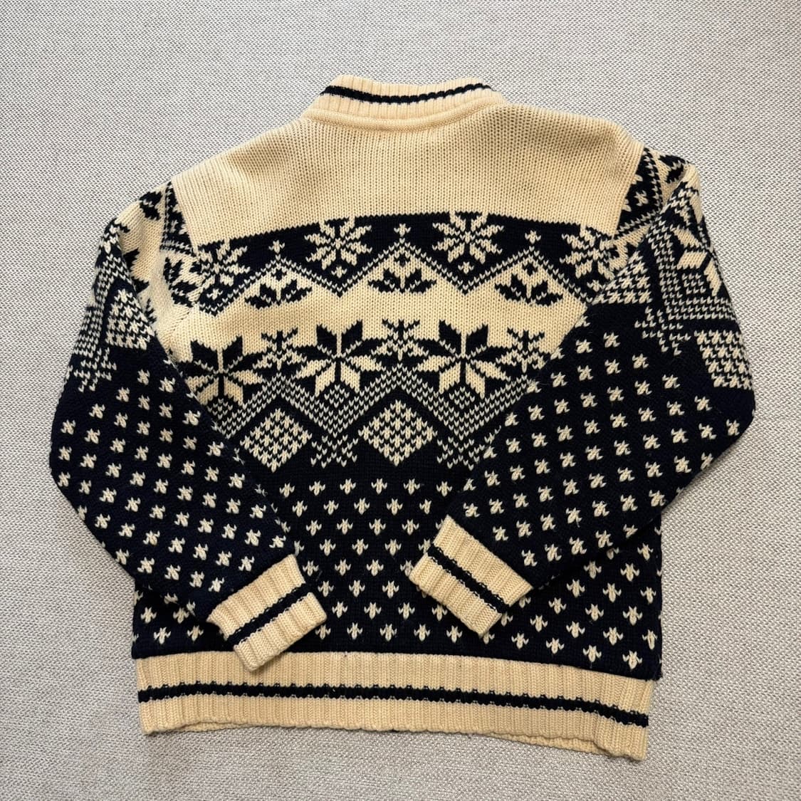 빈폴 패턴 니트 집업 자켓 상품이미지5