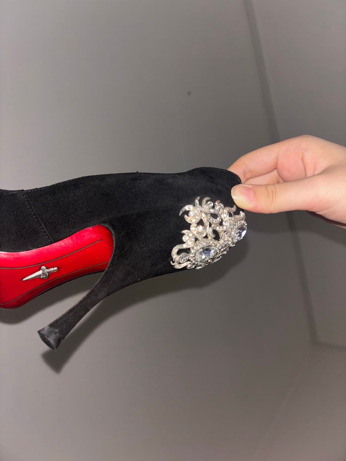 체사레 파조티 스틸레토 힐 (정품) 240~245 고딕 로맨틱 고스 상품이미지1