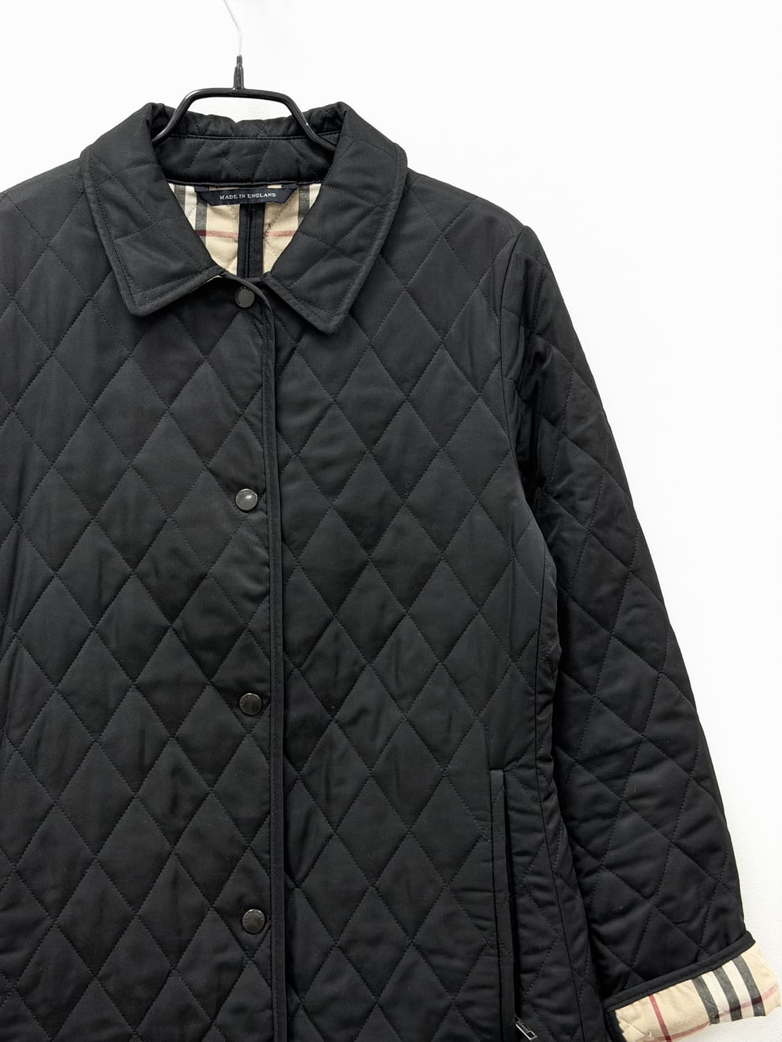 버버리 런던 다이아 퀼팅 롱 자켓 상품이미지3