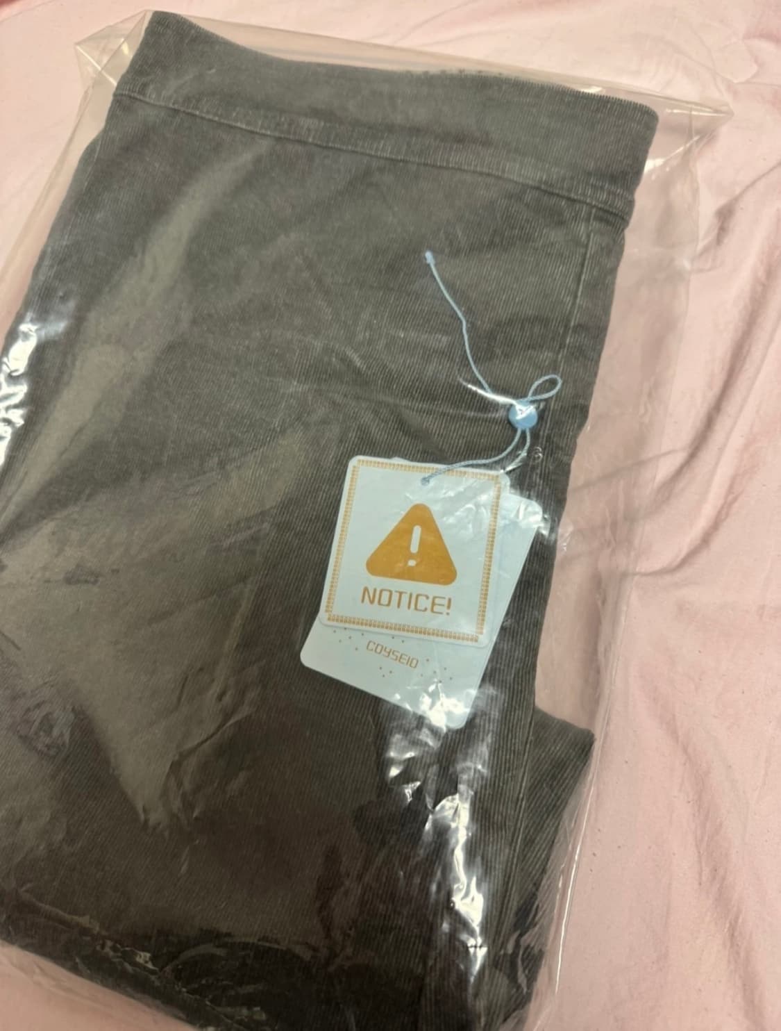 코이세이오 COYSEIO 러스틱 코듀로이 카프리 팬츠 차콜 상품이미지5