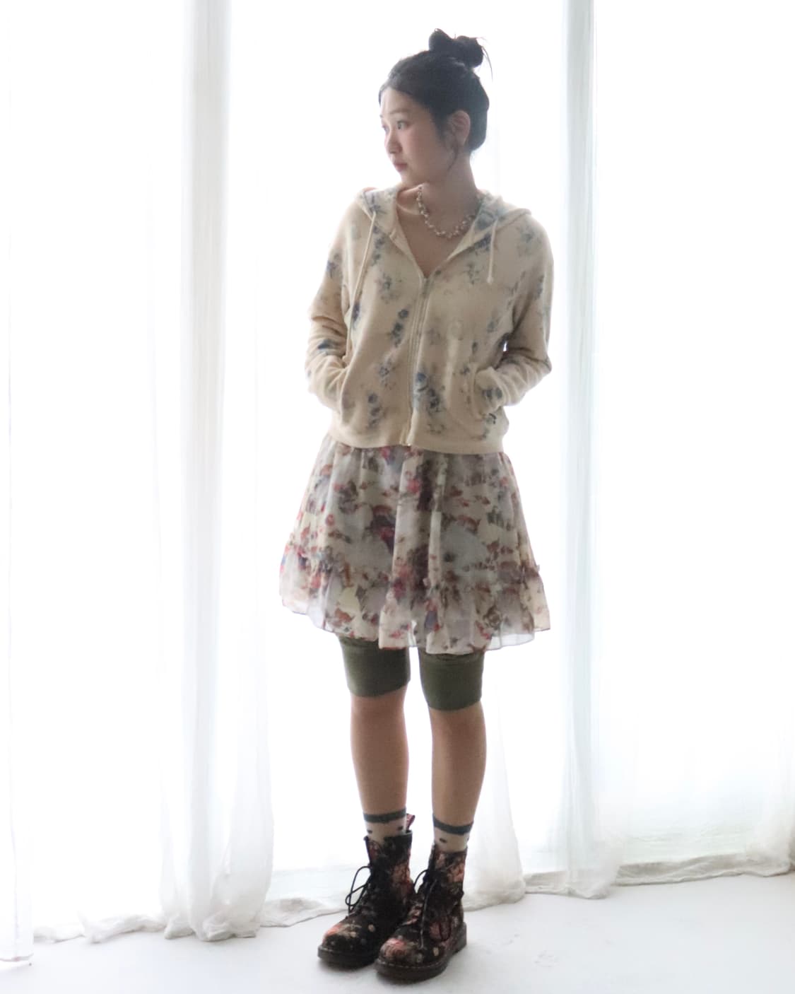 [Cabbages&Roses] Rose Toile Hoodie 상품이미지2