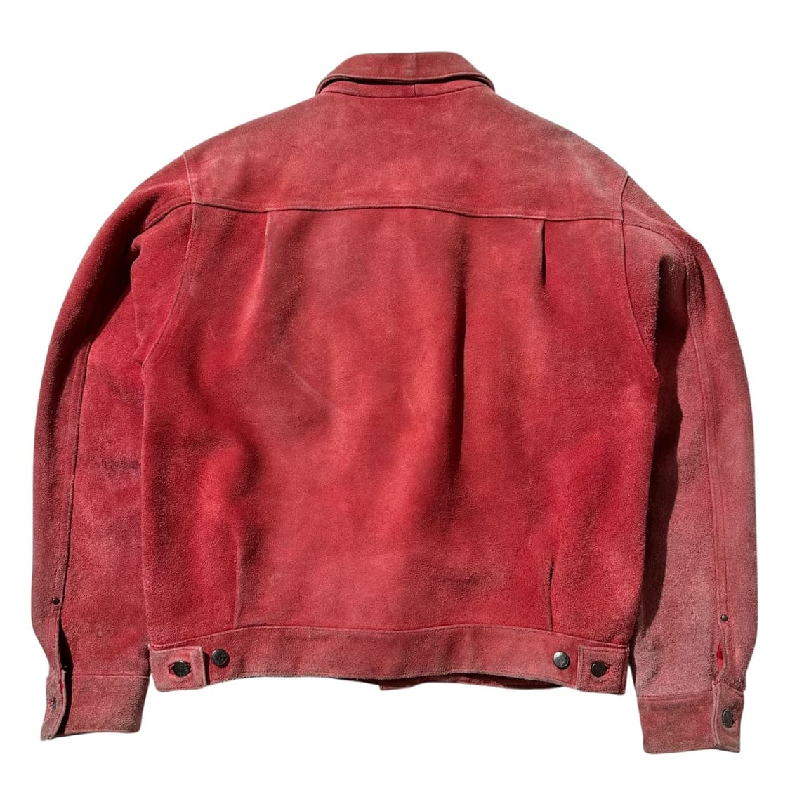 아비렉스 카우레더 스웨이드 2nd 트러커 자켓 상품이미지2