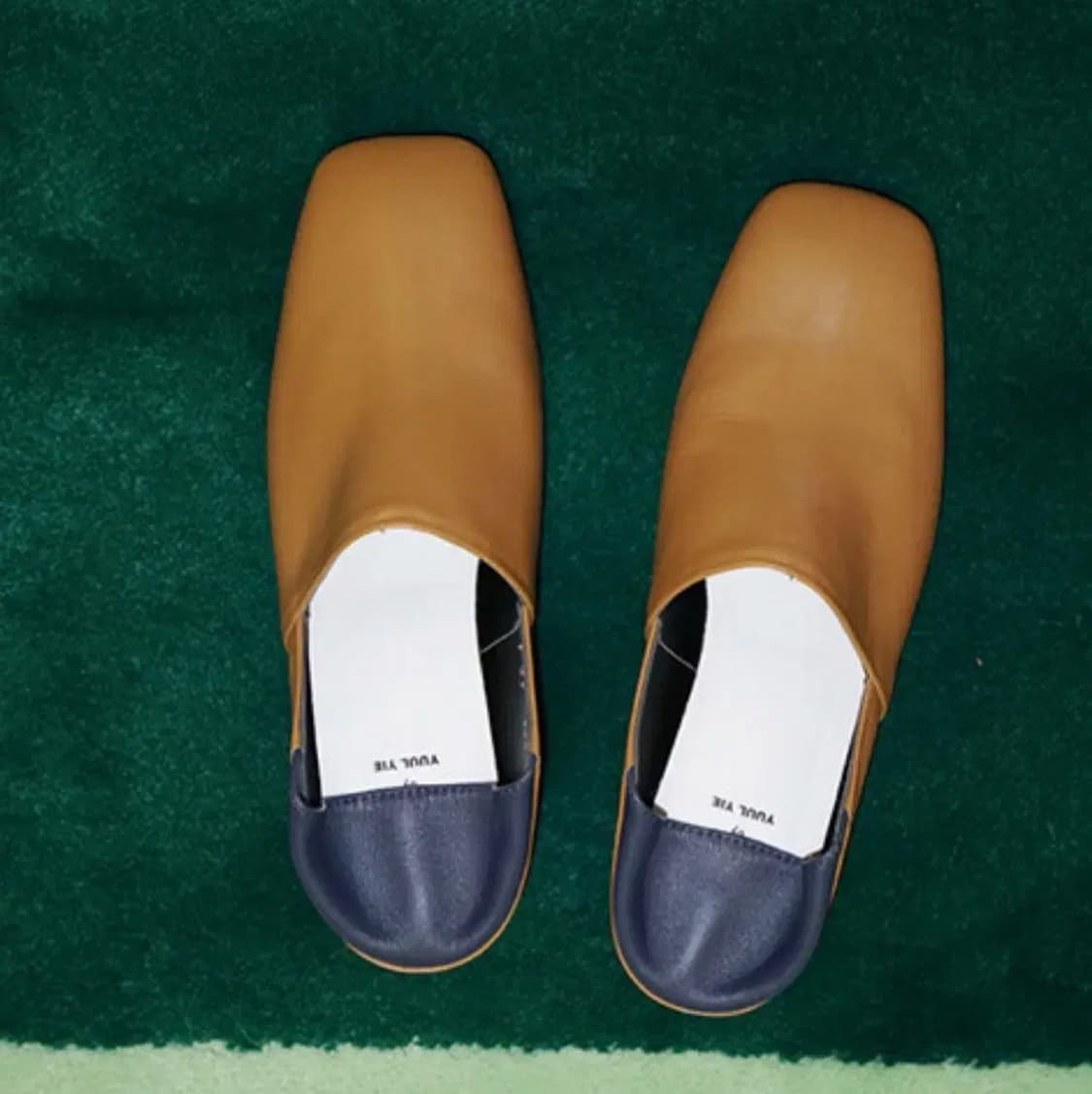 이에이에 리얼 레더 양가죽 바부슈 로퍼 새상품 상품이미지1