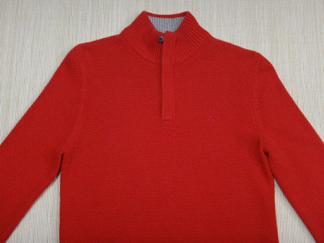 (95) 헤지스 톤온톤 컬러트위드 반집업 하이넥 니트 상품이미지3