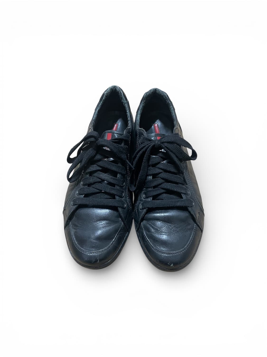 270) 프라다 스포츠 레더 로고 스니커즈 신발 상품이미지3