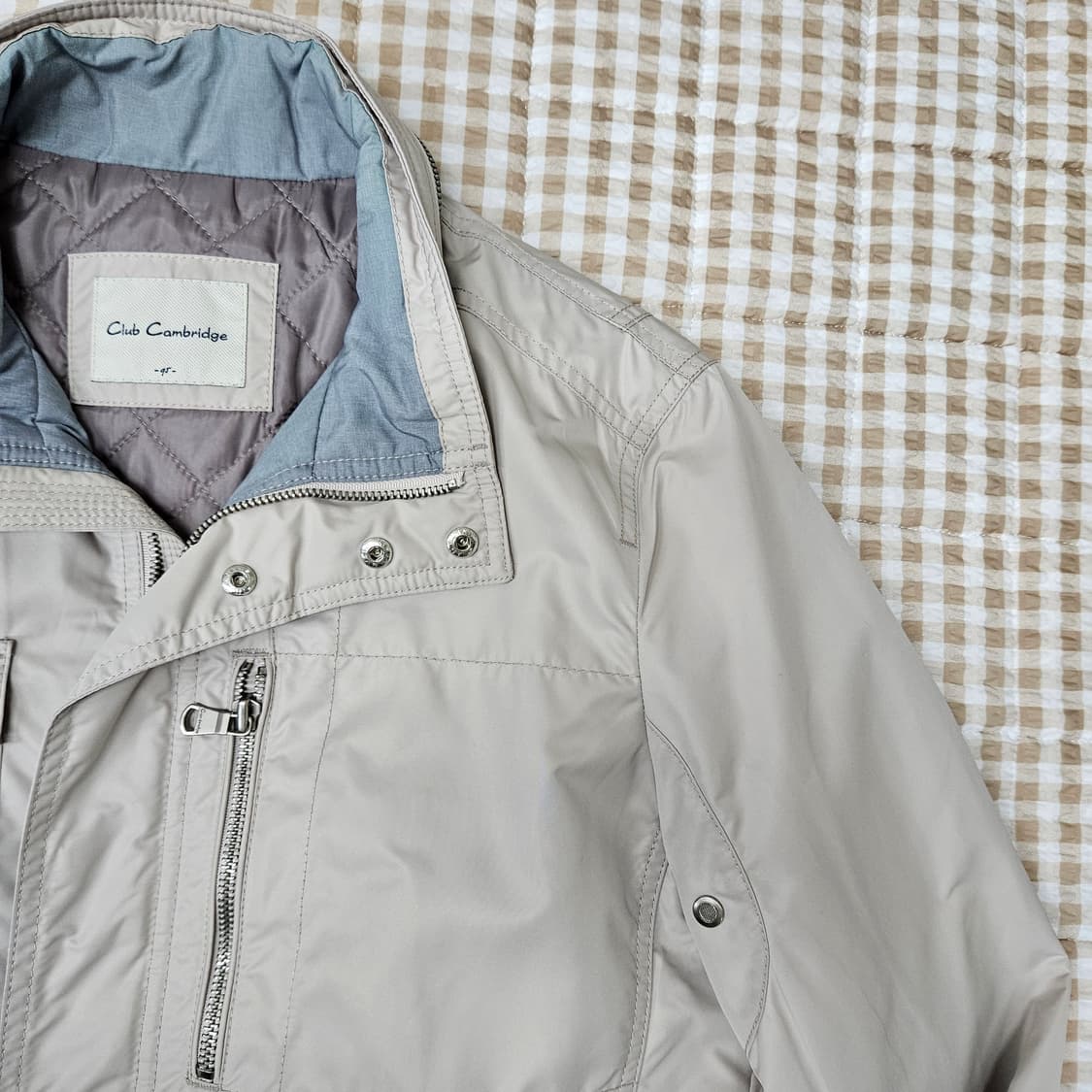 클럽캠브리지 누빔 경량패딩 남자100 상품이미지3