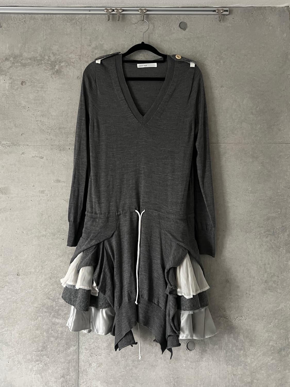 Sacai Luck 긴팔 니트 드레스 상품이미지1