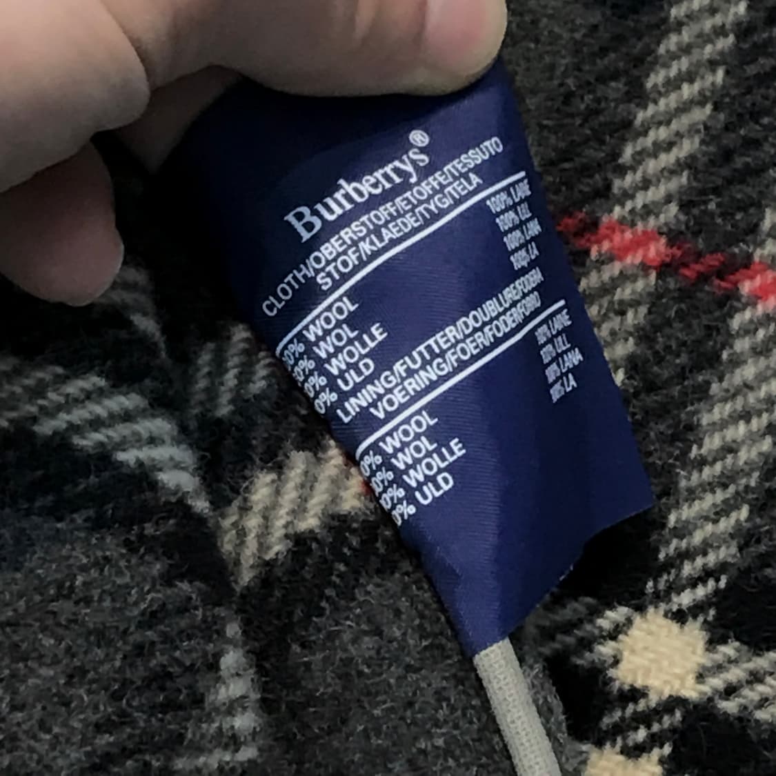 버버리 잉글랜드 스페셜리티 그레이 울 더플코트 남성 115 여성 오버핏 상품이미지9