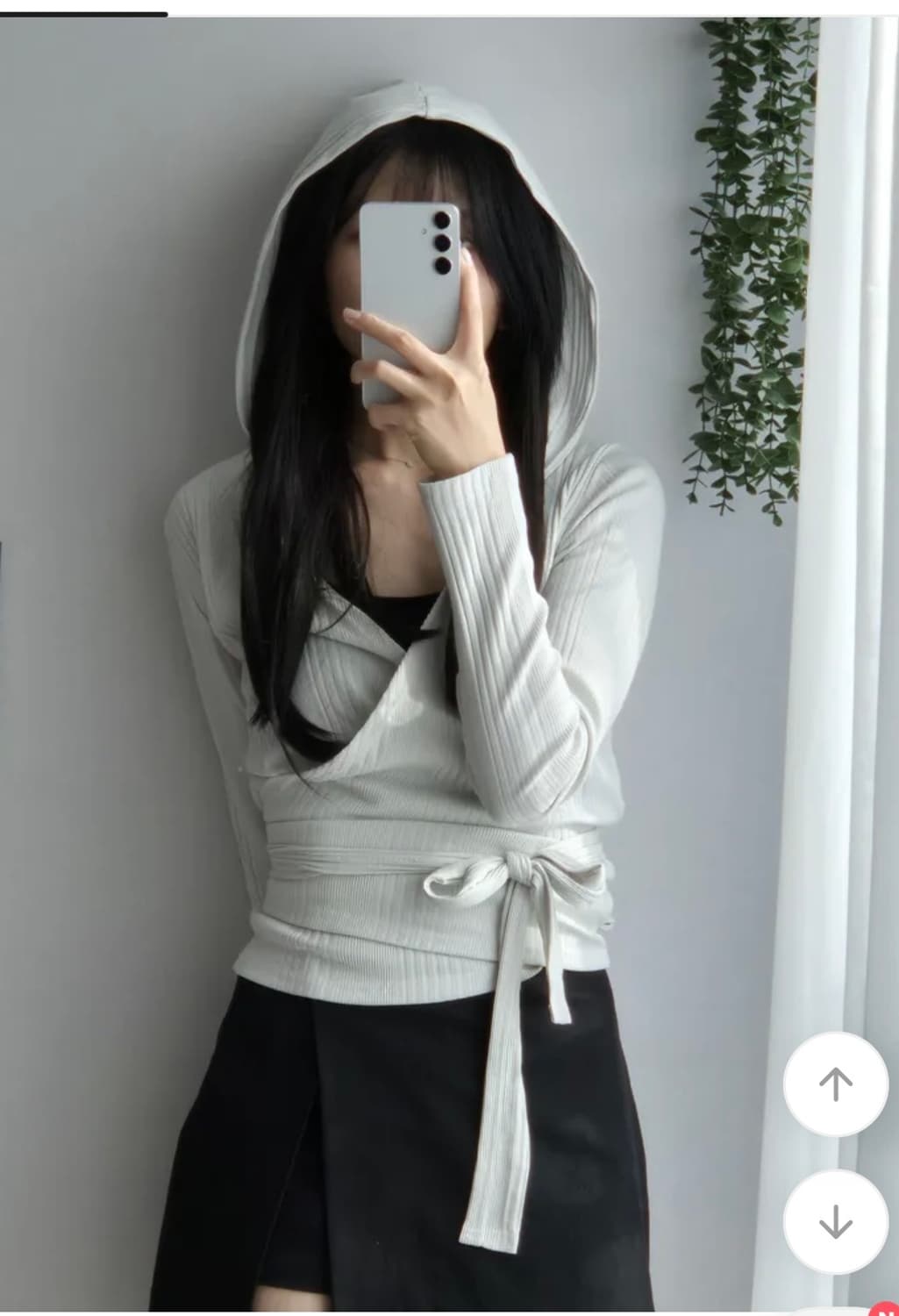 랩 후드 가디건 상품이미지3