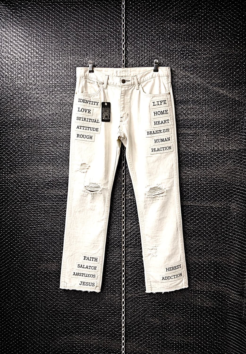 넘버나인 02 패치워크 팬츠 상품이미지1