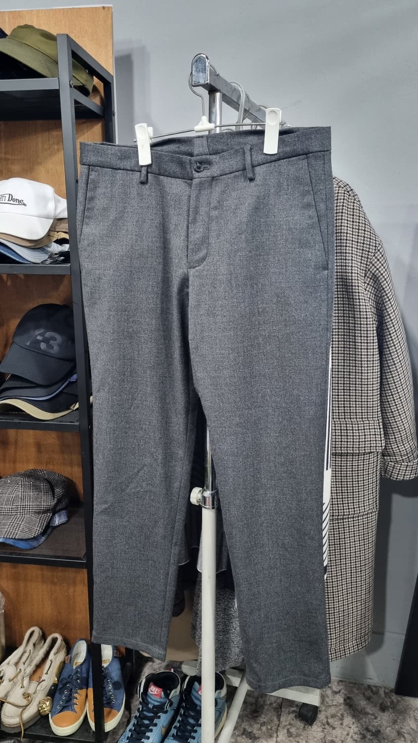 series (kolon) 울혼방 그레이 슬랙스 스판 슬림 32~33  상품이미지1