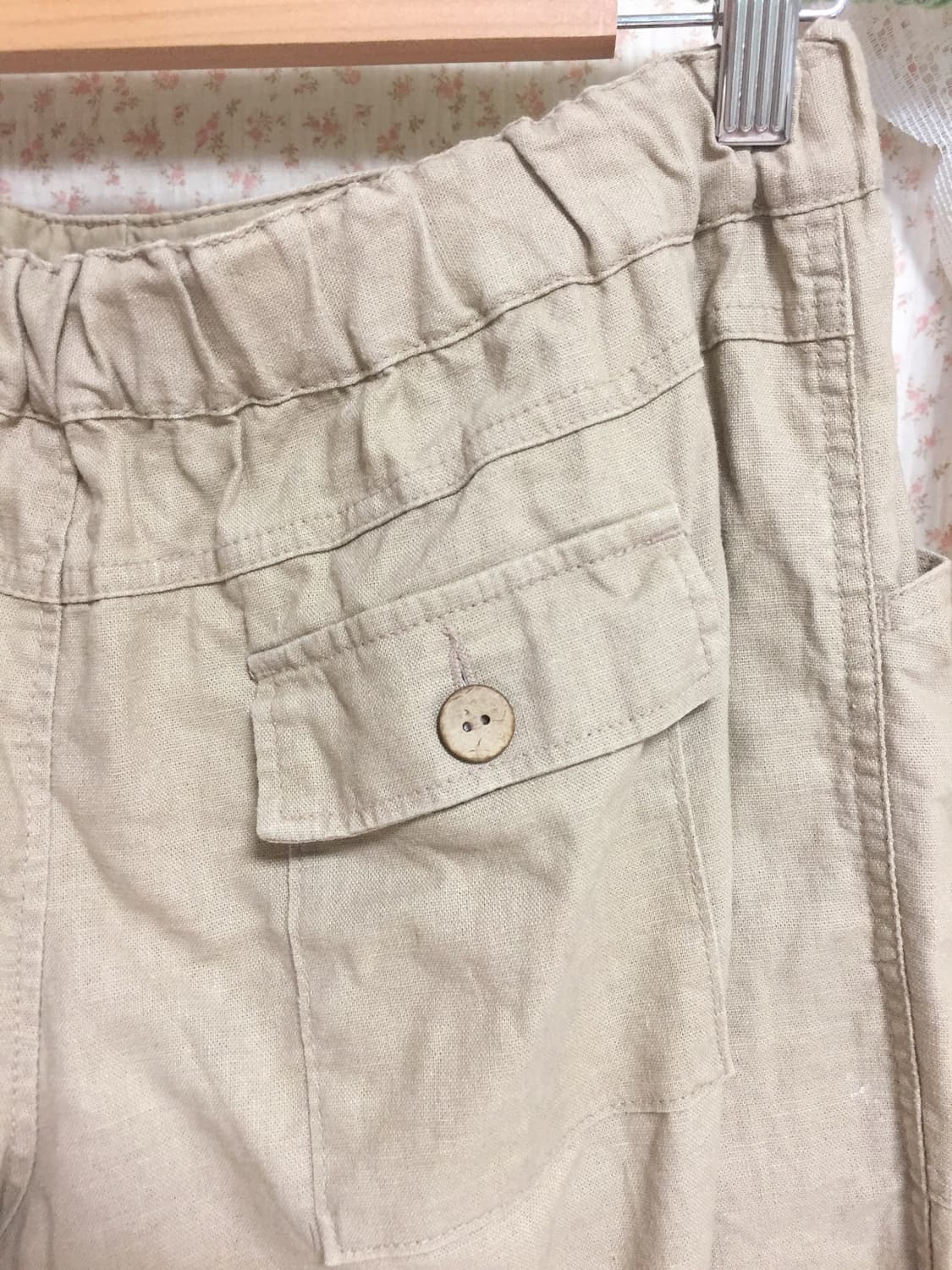 빈티지 베이지 레이스 팬츠 상품이미지6