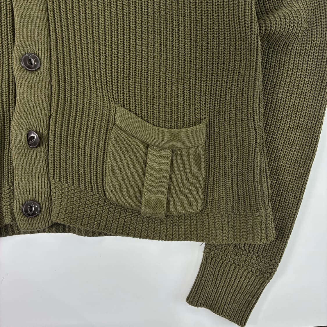 Polo데님 앤 써플라이 카키코튼 밀리터리 가디건 상품이미지4