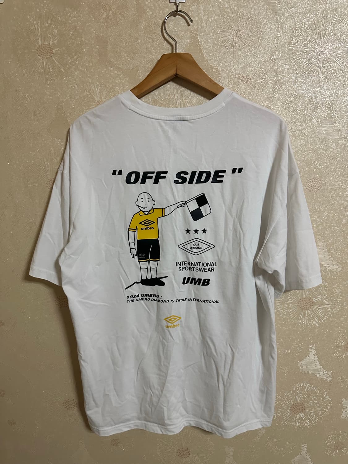 엄브로 오프사이드 반팔티 화이트 95 상품이미지3