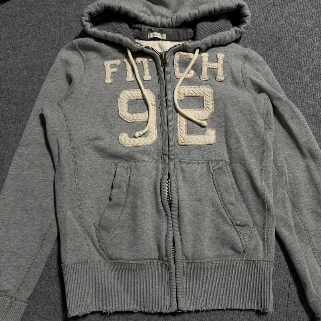 아베크롬비 그레이 후드집업 s 상품이미지2