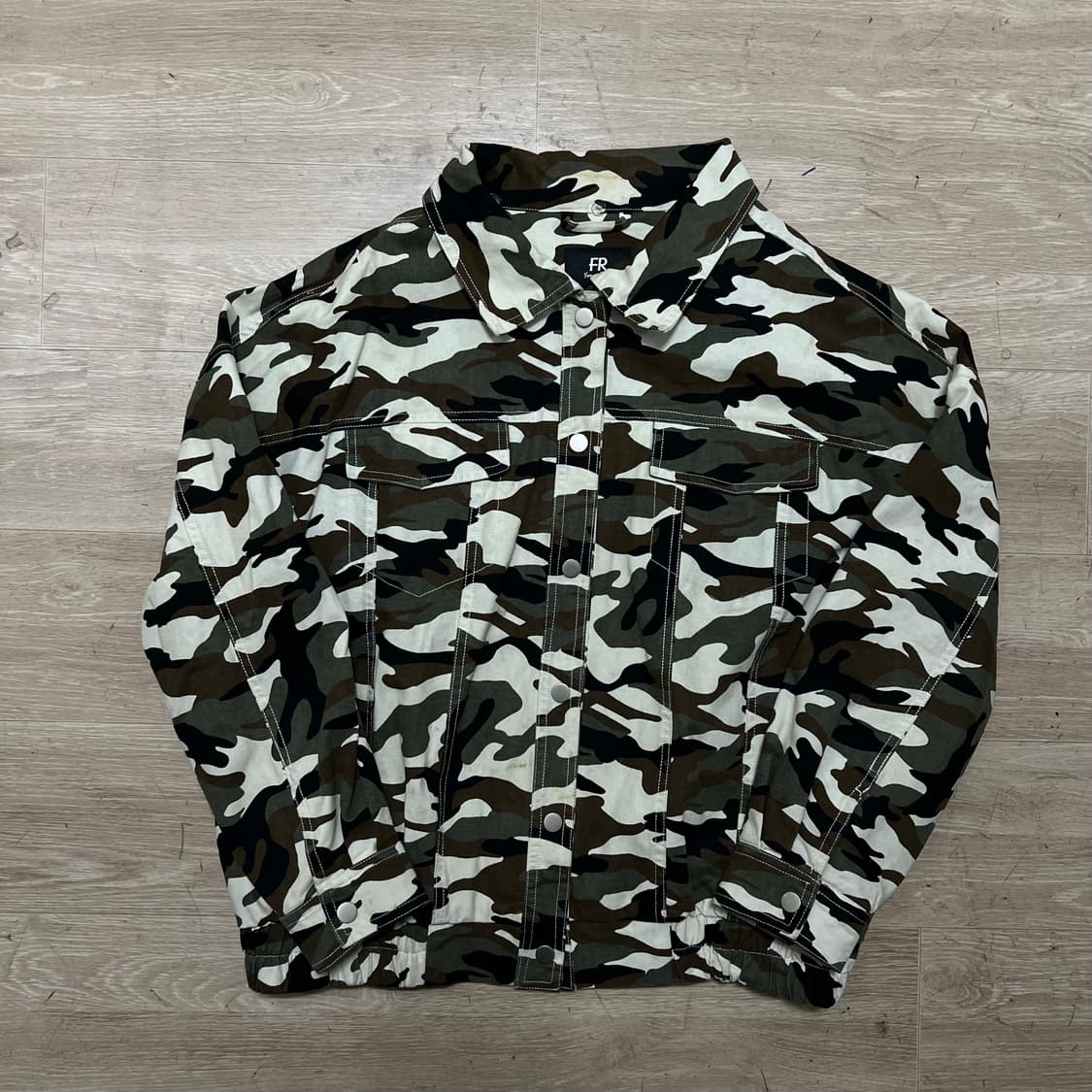 FR 영스타일 밀리터리 카모플라쥬 트러커 자켓 [카모] M/95 상품이미지1