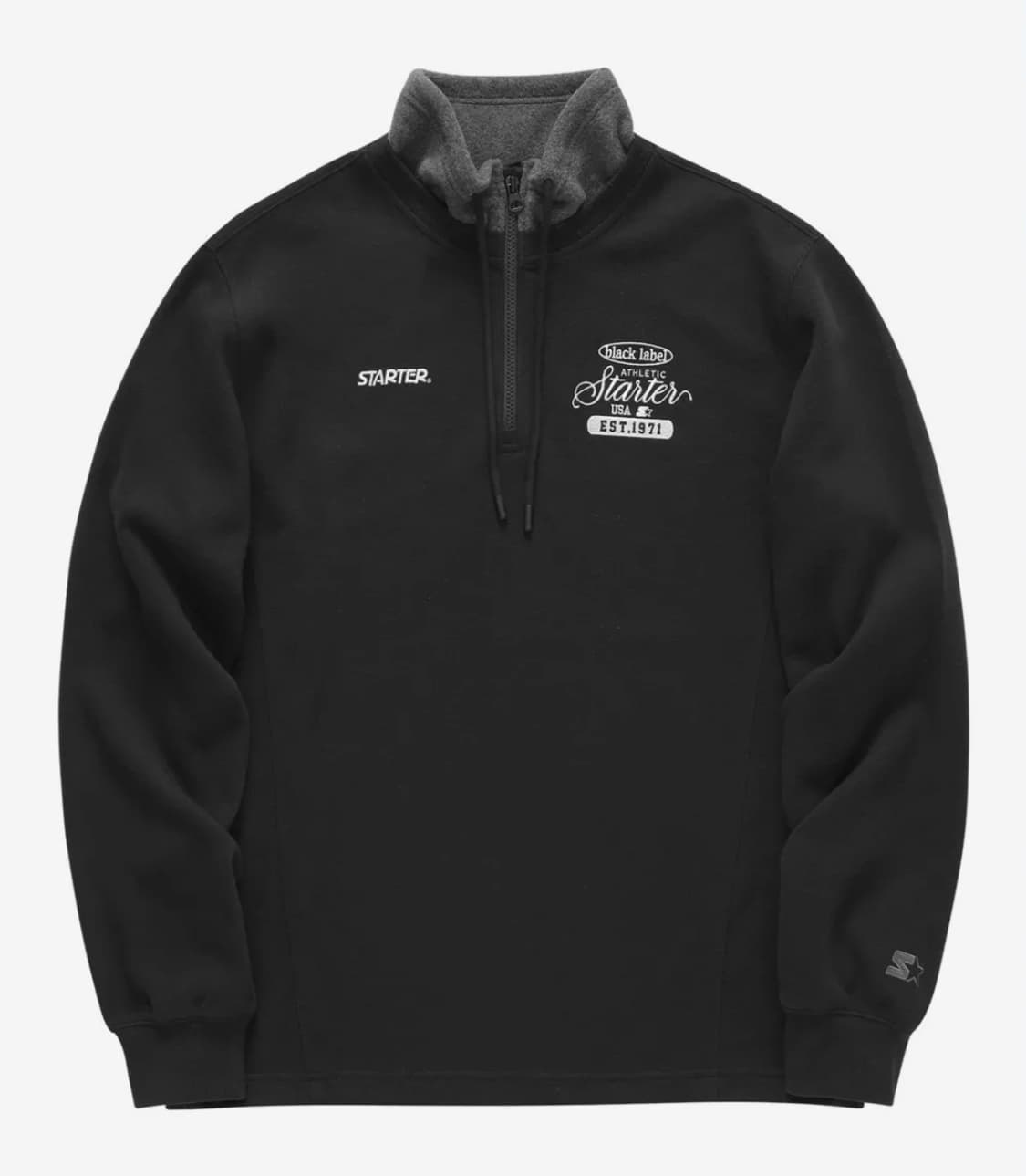 스타터 플리스 블록 하프집업 L 상품이미지1