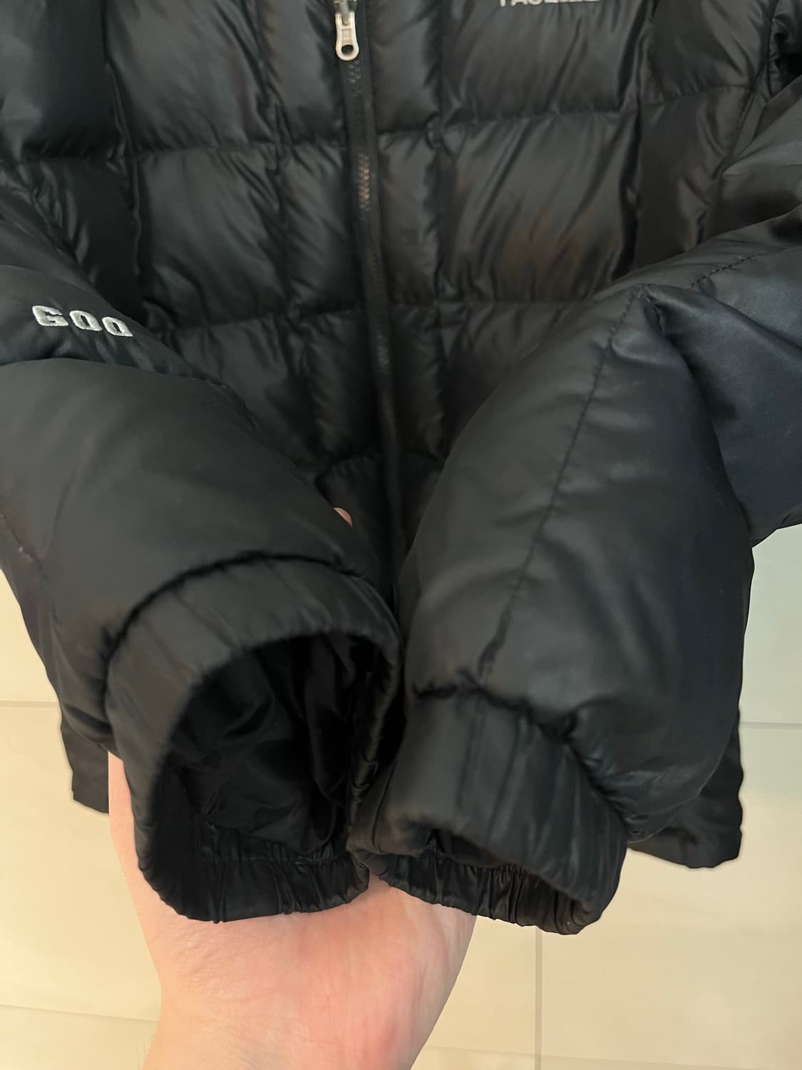 노스페이스 600 퀄팅 패딩 블랙 [XL]  상품이미지6