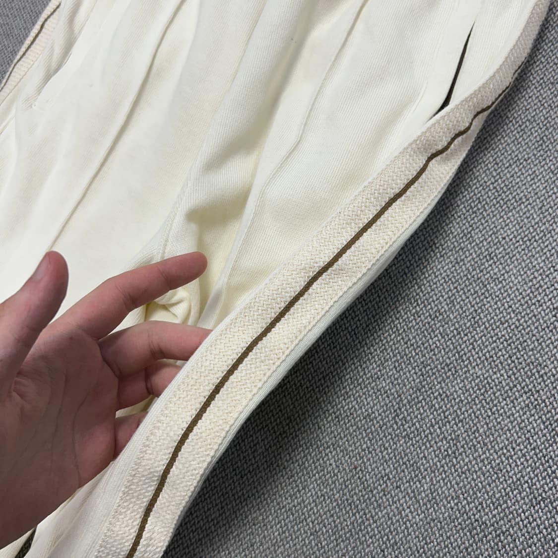 세터 아이보리 트랙팬츠(XS) 상품이미지3