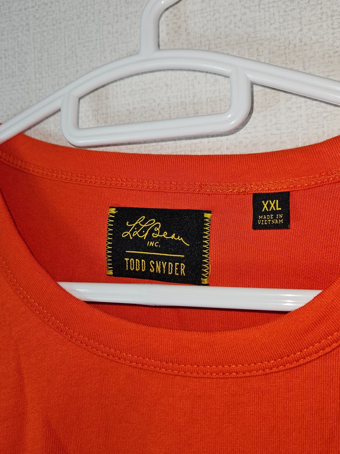 L.L.Bean 엘엘빈 오렌지 롱슬리브 긴팔 티셔츠 XXL (거의새상품) 상품이미지3