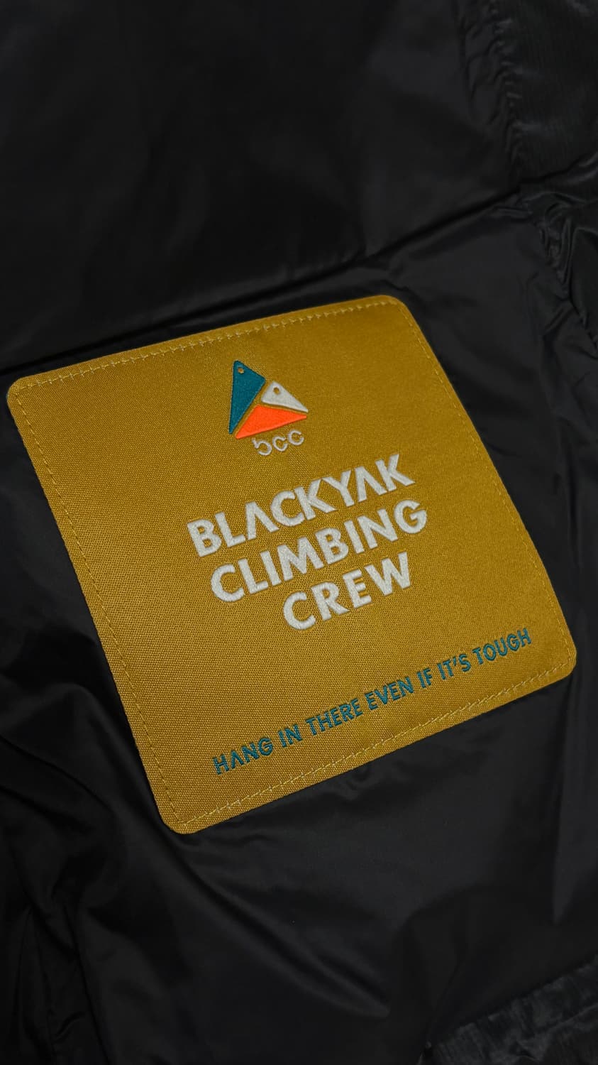 블랙야크 BCC 퀼티드 다운 자켓 105 검정 새상품 상품이미지5