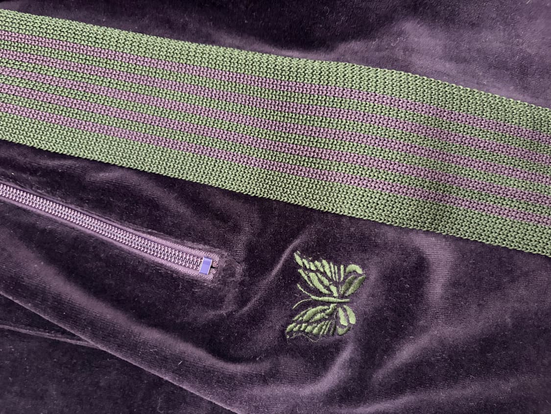 니들스 벨루어 내로우 트랙팬츠 / 퍼플 / L 상품이미지1