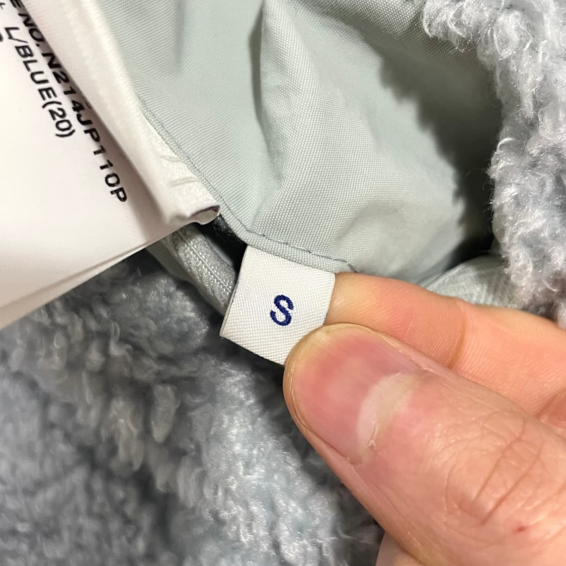 NBA 라이트블루 양면 플리스 자켓 여성S 상품이미지5