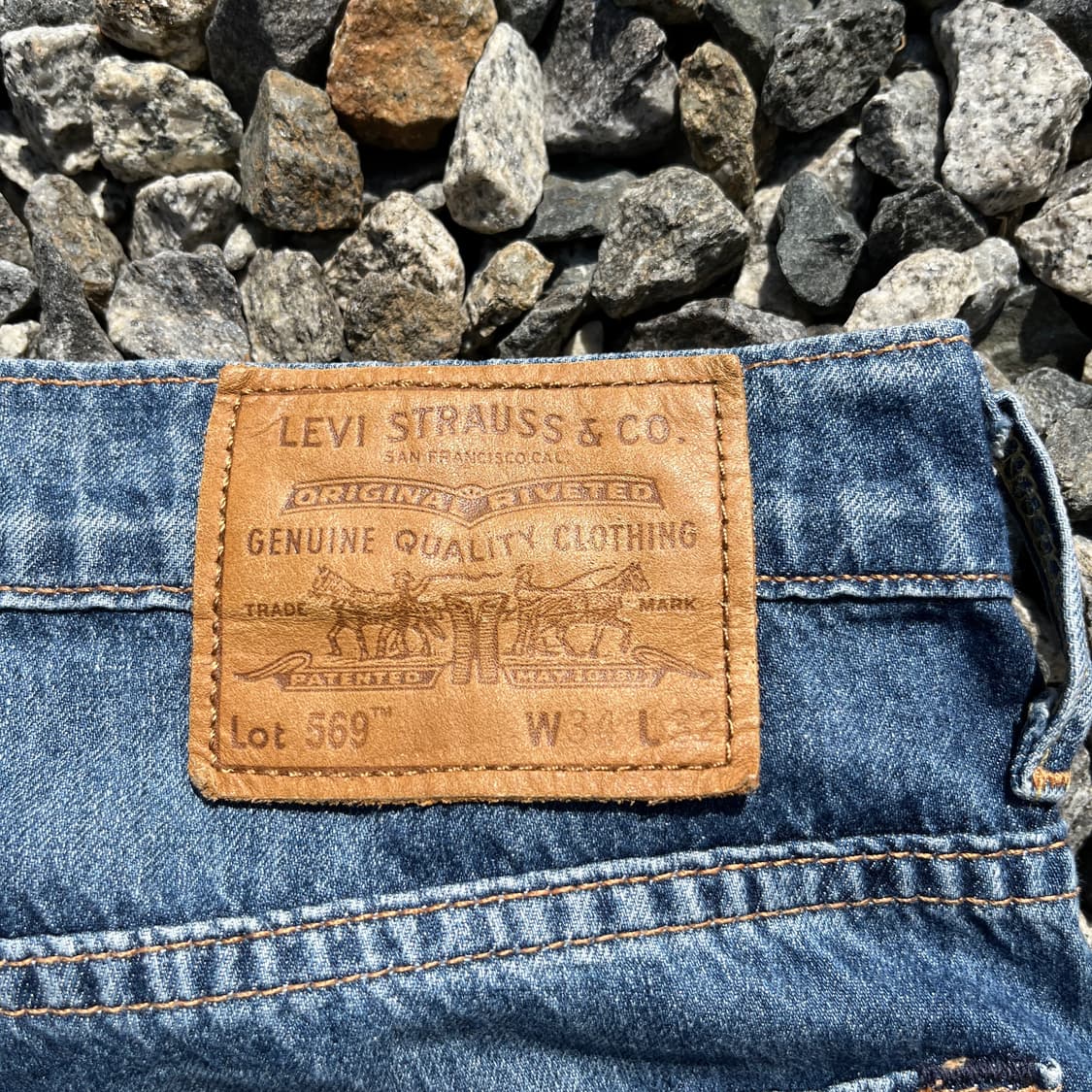 리바이스 LOT 569 빅E  프리미엄 데님 (실측확인) 상품이미지6
